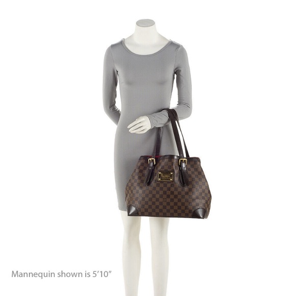 👜💄💋Beautiful Louis Vuitton Damier Ebene Hampstead MM💋💄👜 - Picture 12 of 16